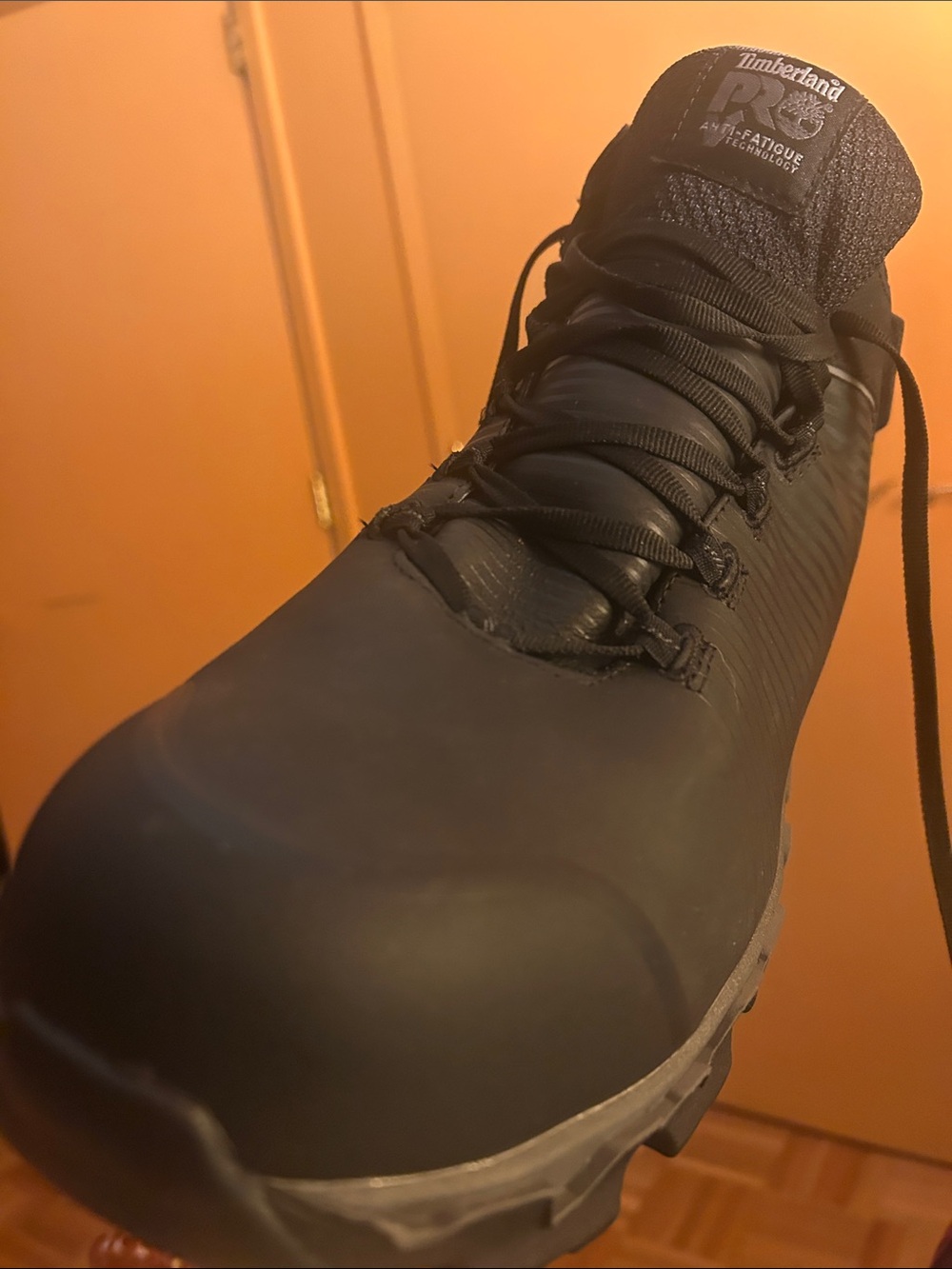 Timberland Pro Men's Powertrain Sport Alloy Toe Work Sneaker.